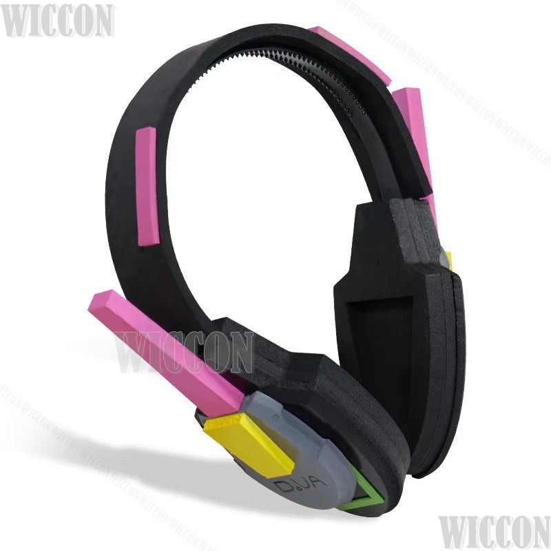 Dva Cosplay Prop - Słuchawki do gry OWW D Va,