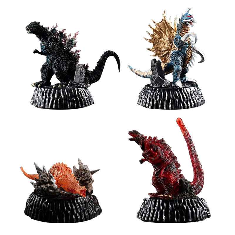 Kotobukiya Bishoujo - Bandai 4 SZT. Gashapon Godzilla Monster