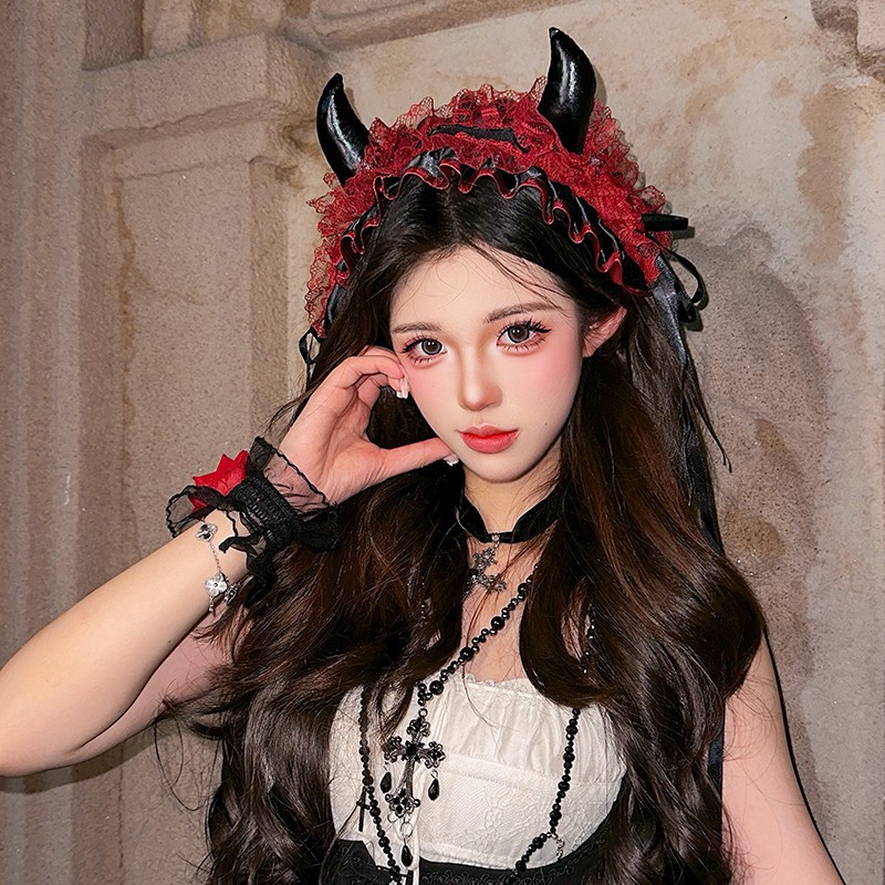 Japońska gotycka koronkowa opa – Cosplay Prop Bow recenzja i cena